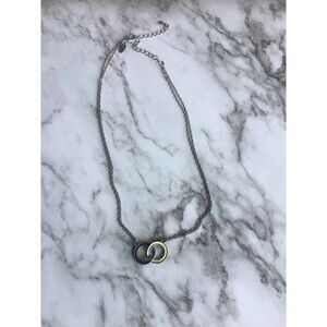 Lia Sophia Simple Yellow Grey Necklace
